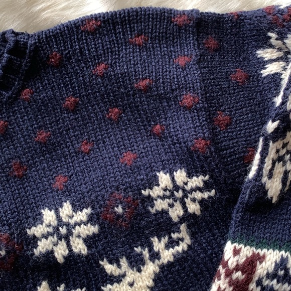 RALPH LAUREN RARE VINTAGE HAND KNIT CLASSIC PULLOVER SWEATER AUTHENTIC/COZY WOOL - Picture 14 of 14